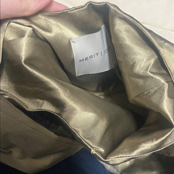 Merit Gold and Cream Satin Bag - Picture 2 of 2